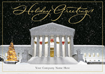 Jolly Justice Attorney Legal Holiday Cards